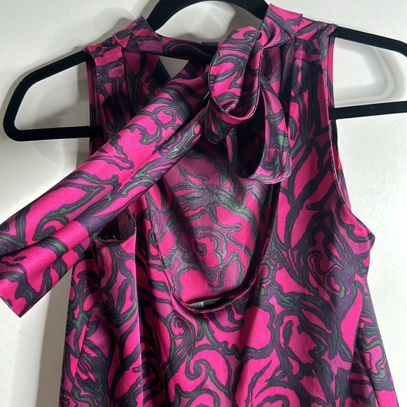 Marc by Marc Jacobs purple pink mini slik dress size small party - Picture 6 of 10